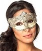 maska wenecka Colombina Antiquiert – widok z przodu venetian masquerade mask